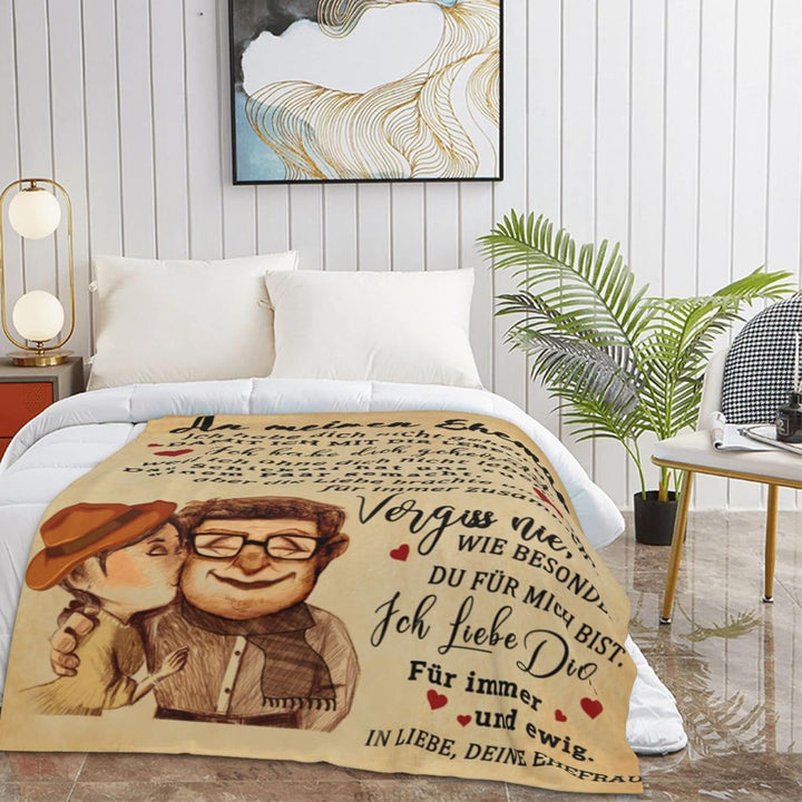 Bold And Brash Hochzeitstag Geschenke für Männer, Kuscheldecke für Meinen Mann, Jahrestag Hochzeitst