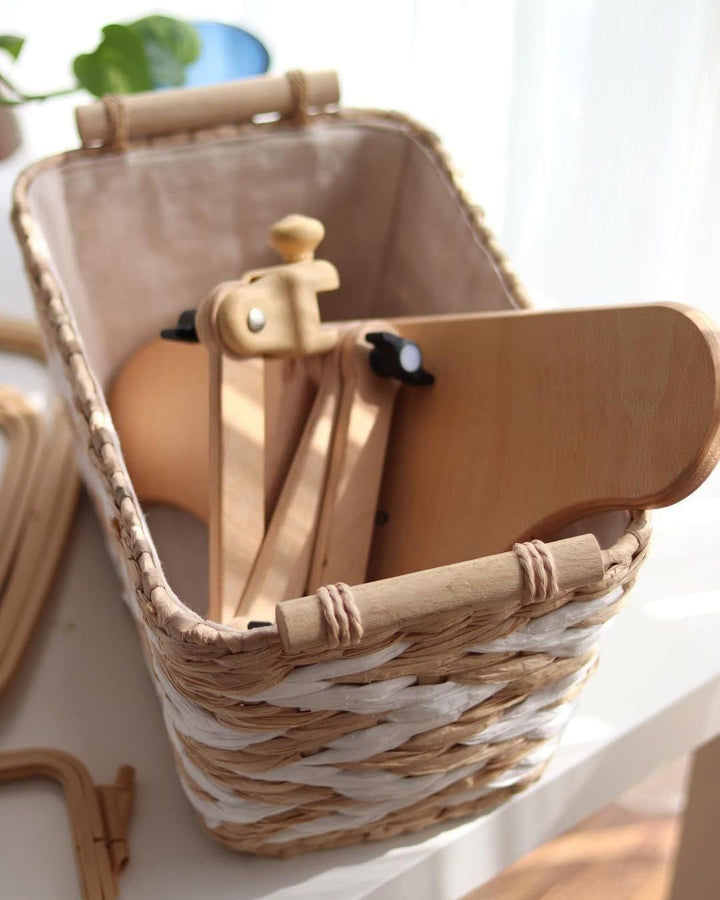 Nurge Verstellbarer Stickerei Tischständer Kreuzstich Hoop Ständer Stickrahmen Halter Handpoliert Na