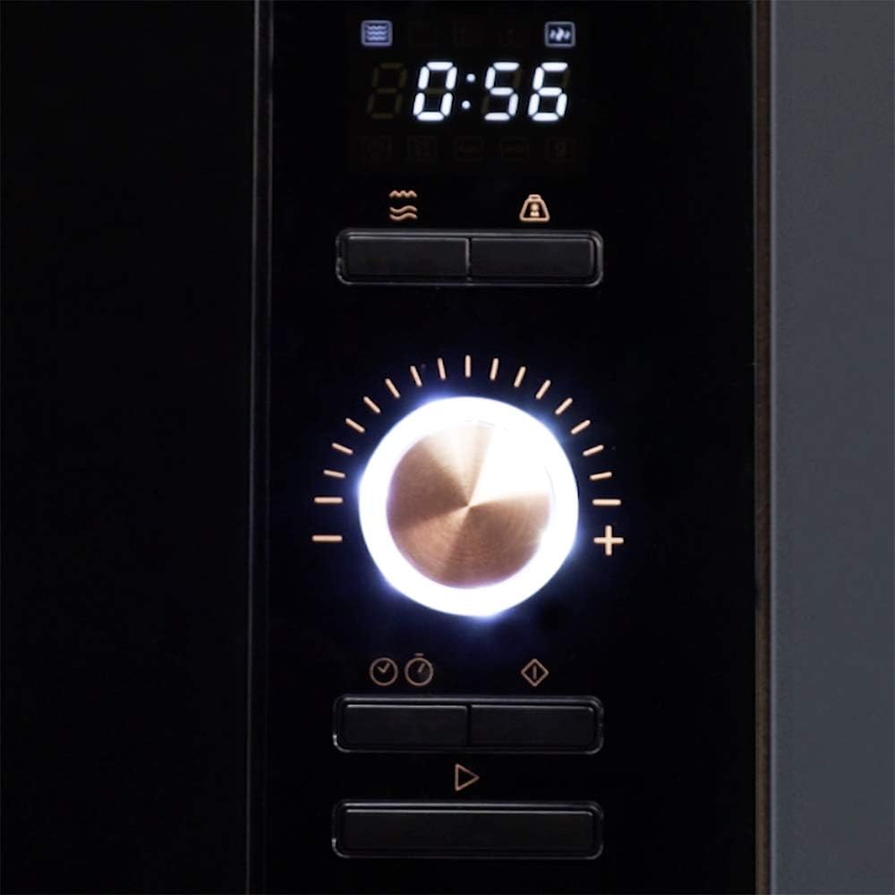 Cecotec Digitale und einbaubare Mikrowelle mit 25 Liter Fassungsvermögen GrandHeat 2590 Built-in Bla