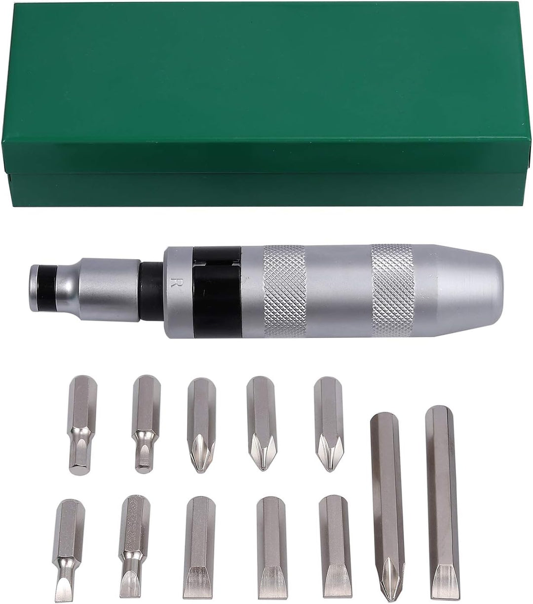 Justech 13stk 1/2" Schlagschrauber Hand Schlagschraubendreher Satz Handschlagschrauber Set Schrauben