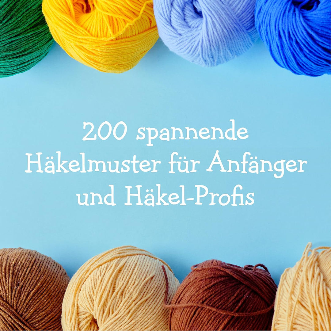 Das grosse Häkelmuster-Buch: 200 tolle Designs, die man einfach haben muss, Gebundenes Buch