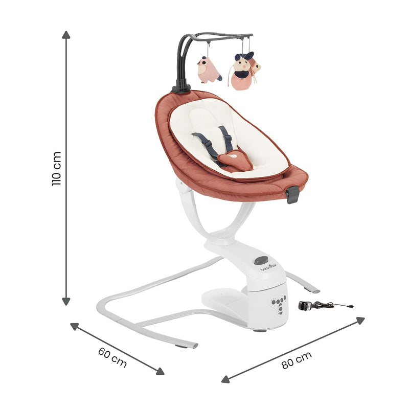 Babymoov Babyschaukel Swoon Motion Terracotta super komfortabel