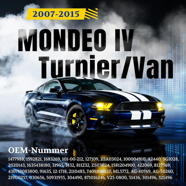 Arana 2X Gasdruckfeder Heckklappendämpfer Kofferraum Kompatibel mit Mondeo IV Turnier BA7 2007-2015