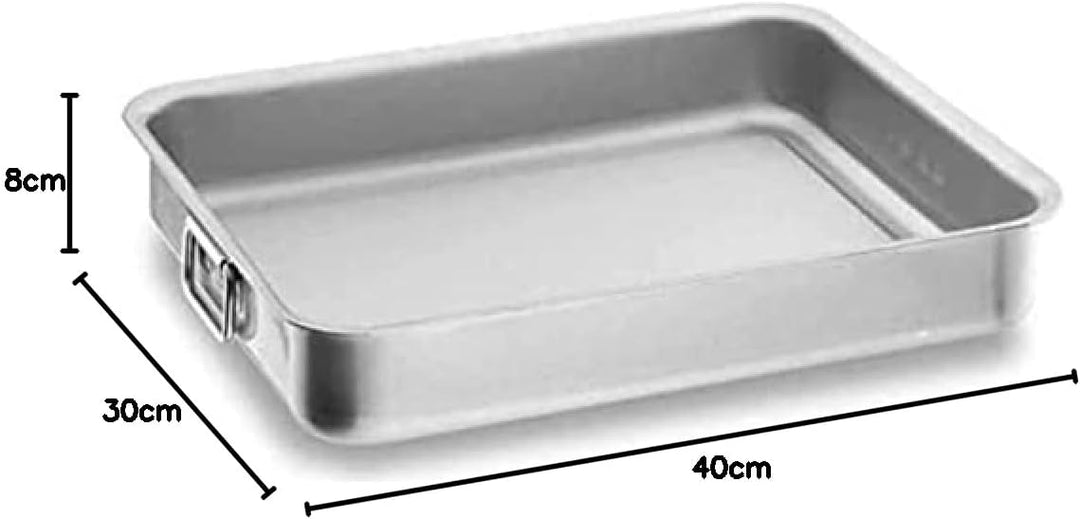 Lacor BRATPFANNE 40 cm, Stainless Steel, Silber