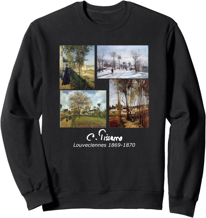 Pissarro Paintings Louveciennes Berühmte Kunst 1869 bis 1870 Sweatshirt