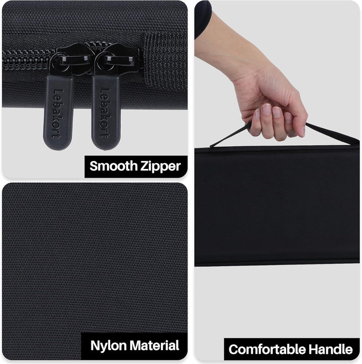 Lebakort Hart Reise Schutz Hülle Etui Tasche für Logitech Signature Slim Solar+ K980 Tastatur
