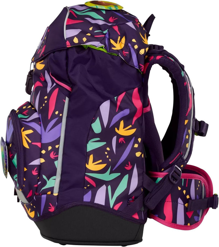 ergobag Unisex Kinder Prime prime Einheitsgrösse Junglebear - Lila, Einheitsgrösse Junglebear - Lila