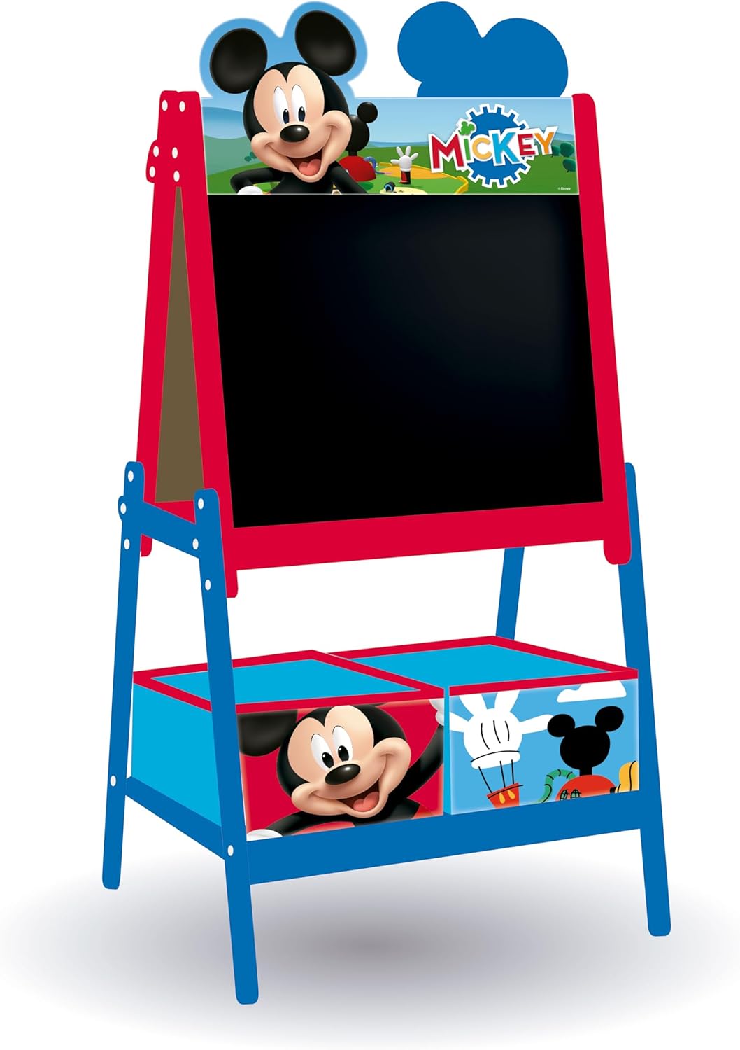 ARDITEX – Kindertafel von Disney Mickey Mouse mit doppelseitiger Oberfläche für Kreide und Filzstift