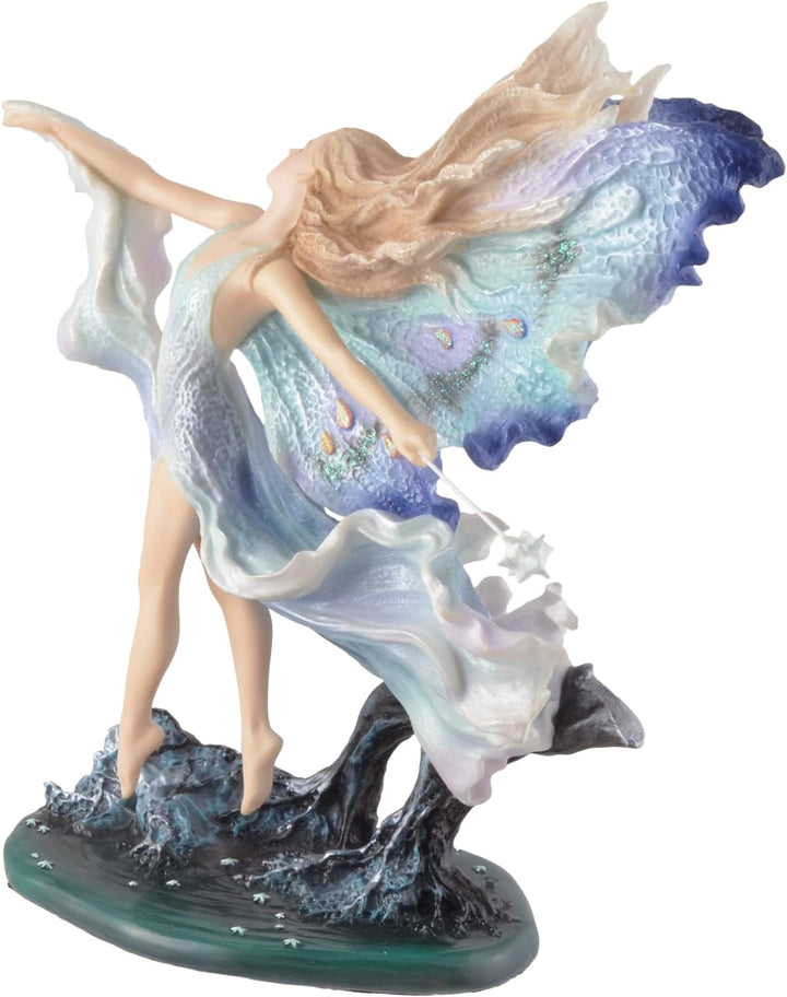 Fee mit Sternenstab - Where moonbeams Fall Designer:Josephine Wall, hergestellt by Veronese