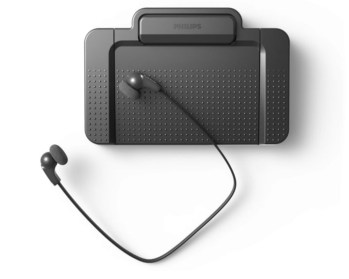 Philips LFH5220/03 Wiedergabe Set, USB-Fussschalter ACC2310, Kopfhörer LFH0334, Audio Adapter, Treib