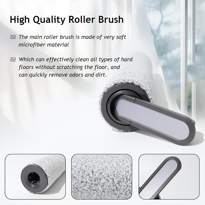 Bürstenrolle + Filter Ersatzteile für Dreame H12S Nass und Trockensauger Zubehör Set, 2 Bürstenrolle