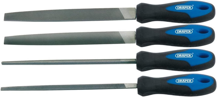 Draper 44961 Feilen- und Raspel-Satz mit Softgrip-Griff 200 mm, 8-teilig Single, Single