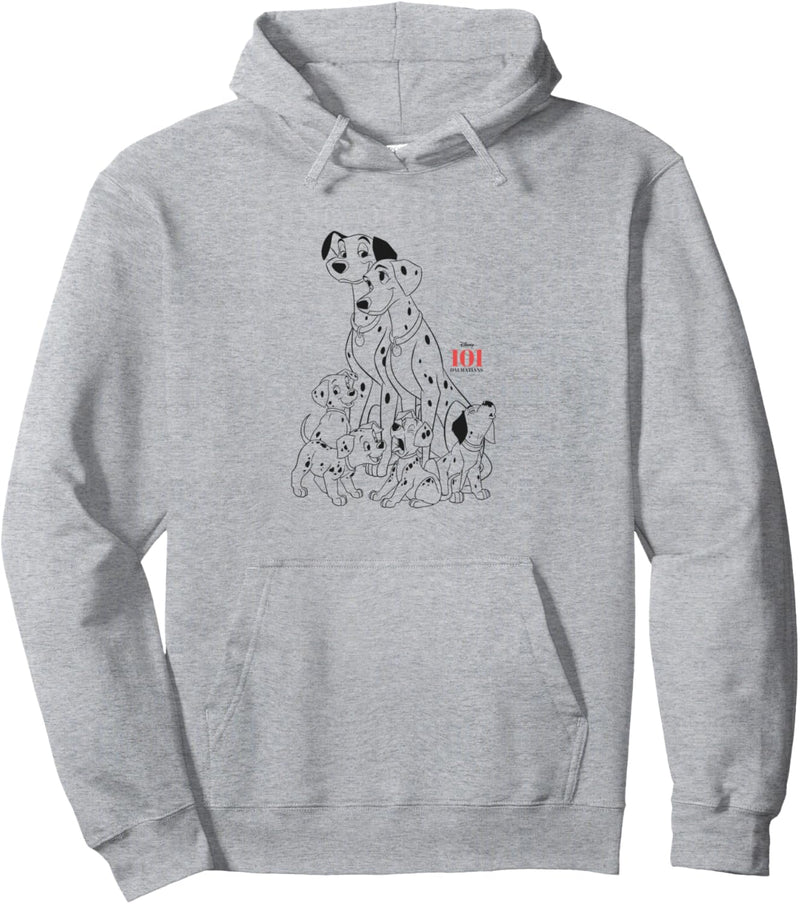 Disney 101 Dalmatiner Family Group Shot Pullover Hoodie