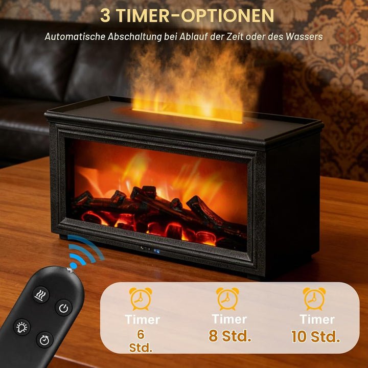 Mini-Luftbefeuchter für Schlafzimmer, 280ML Tragbare Diffuser Luftbefeuchter, 7-Farben LED Aroma Dif