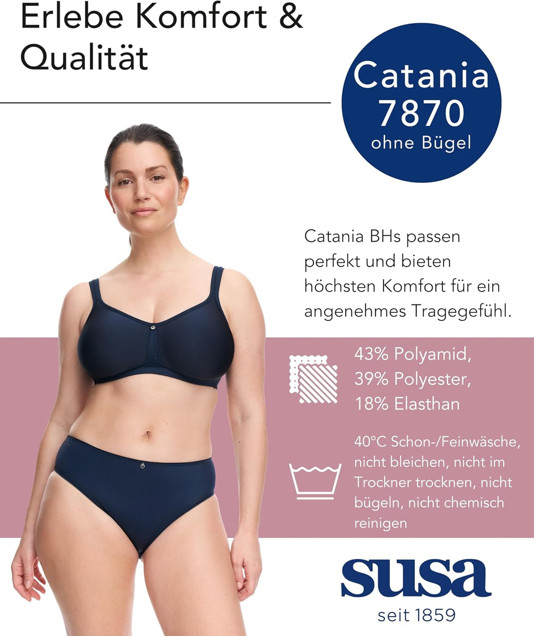 SUSA Damen Catania BH 80C Twilight Blue, 80C Twilight Blue