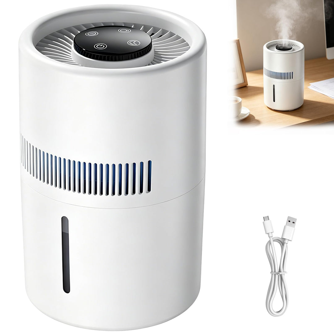 2-in-1 Luftreiniger und Luftbefeuchter, 4L Ruhig Smart Air Feuchrifier
