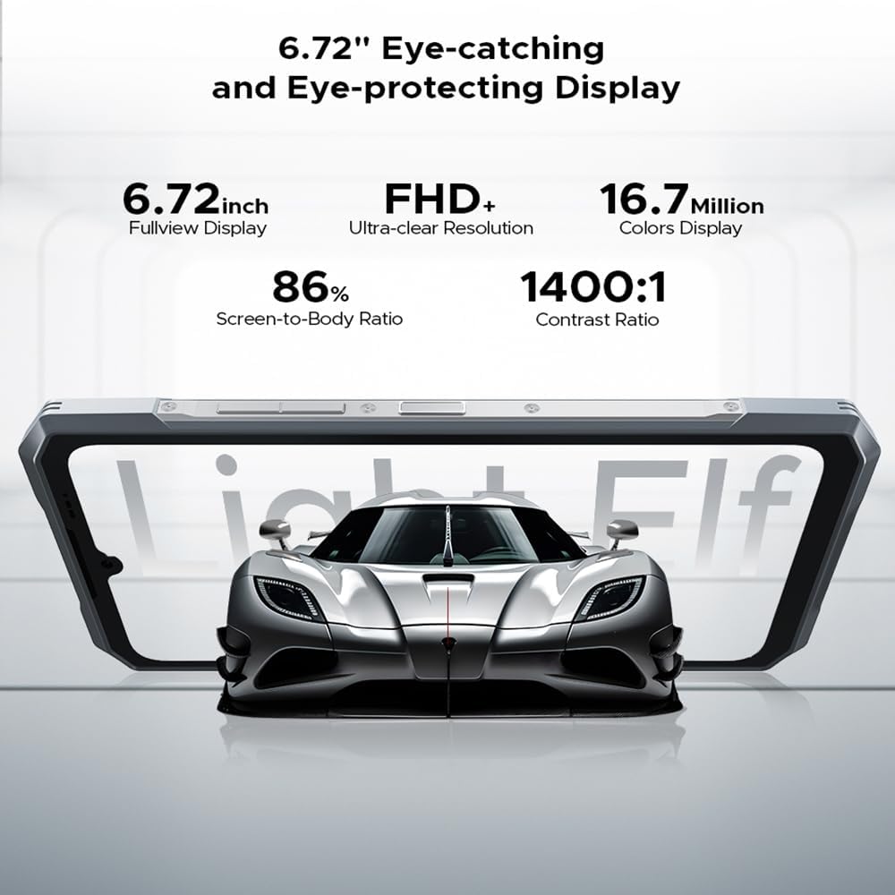 DOOGEE Blade GT Outdoor Handy 5G Smartphone (2025), Dimensity 7050 32GB+256GB Android 14 IP68 Handy