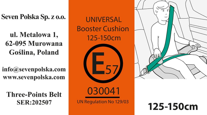 Seven Polska Sitzerhöhung ISOFIX Minnie Maus · 6–12 Jahre · 125–150 cm · ECE R129