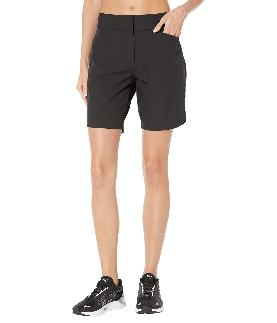 PUMA Damen Golf-Shorts Bermuda-Shorts S Puma, Schwarz, S Puma, Schwarz