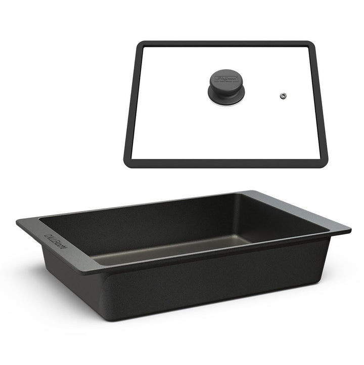 Hoffmann x CALLEkocht Aluminium-Handguss Bräter, 41x26 cm, Anthrazit, Induktionsgeeignet, Backofenfe
