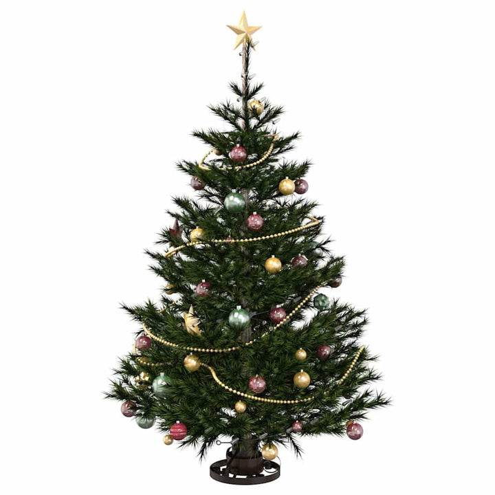 vidaXL Weihnachtsbaumständer Antikes Kupfer 40 x 40 x 20,5 cm Stahl, Stylischer Weihnachtsbaumstände