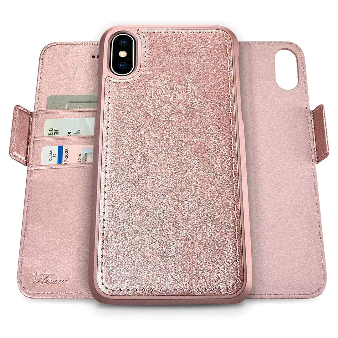 dreem Fibonacci Schutzhülle für iPhone X/XS, magnetisch, stossfest, 2-in-1-Schutzhülle, mit abnehmba