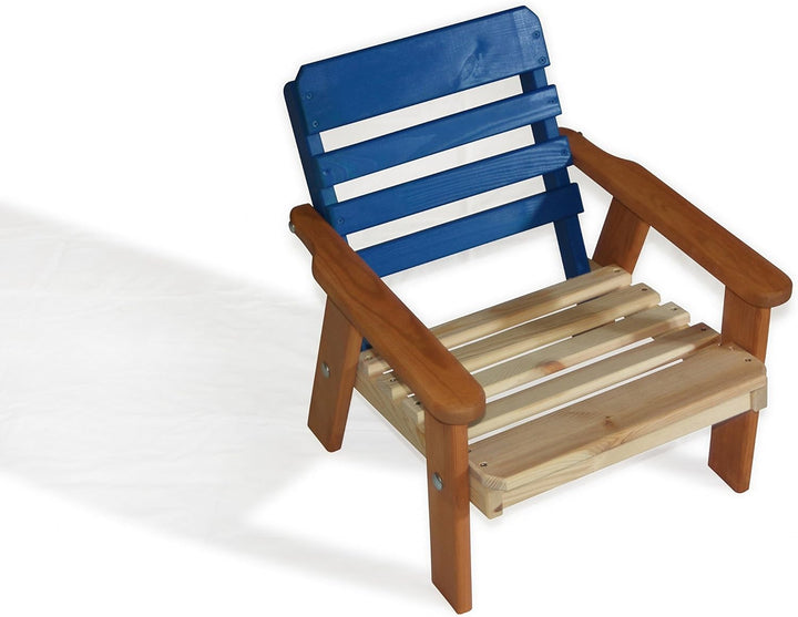 Kinder Sitzgarnitur 4-TLG. aus Holz, 2 Stühle, 1 Bank, 1 Tisch, farblich vorbehandelt