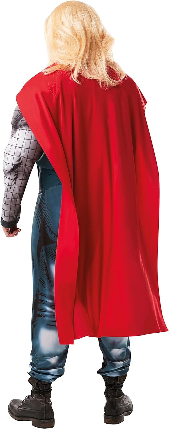 Rubie's Offizielles Luxuskostüm Thor, Marvel, für Erwachsene, Standardgrösse, blau STD, STD