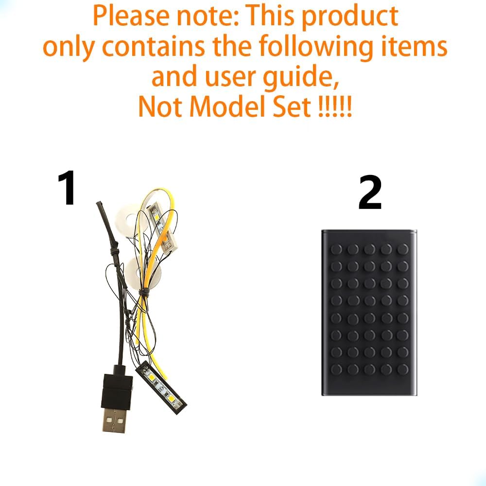 GEAMENT LED Licht-Set Kompatibel mit Lego Retro-Kofferradio - Beleuchtungsset für Icons 10334 Retro