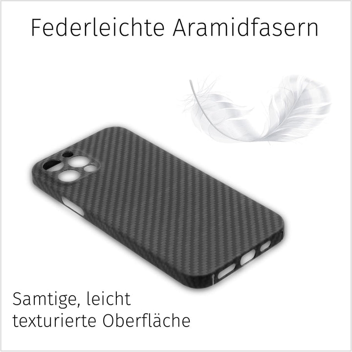 FILONO iPhone 12 Pro Aramid Hülle ultradünn iPhone 12 Pro ARAMID Case, iPhone 12 Pro ARAMID Case
