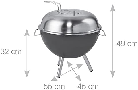 Dancook 1300 - Kompakt und Mobil Holzkohleboxgrill., kompakt