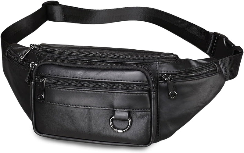 FANDARE Bauchtasche Brusttasche Gürteltasche Hüfttasche Sport Leder Sling Bag Damen Umhängetaschen H