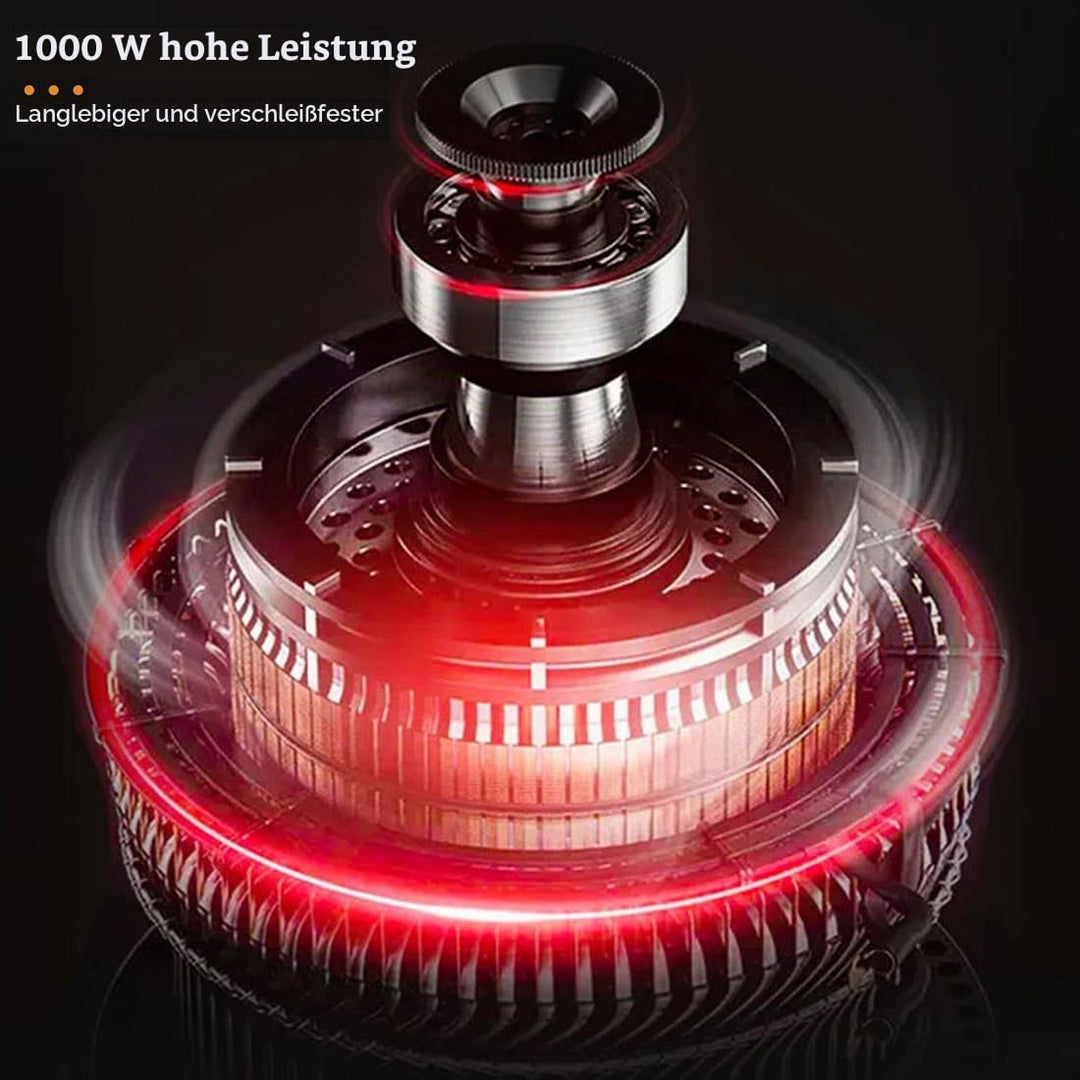 SOKANY 1000W Gemüseschneider, 5 in 1 Elektrischer Gemüsehobel, Schnitzelwerk Mit 5 Kegel-Klingen, Kä