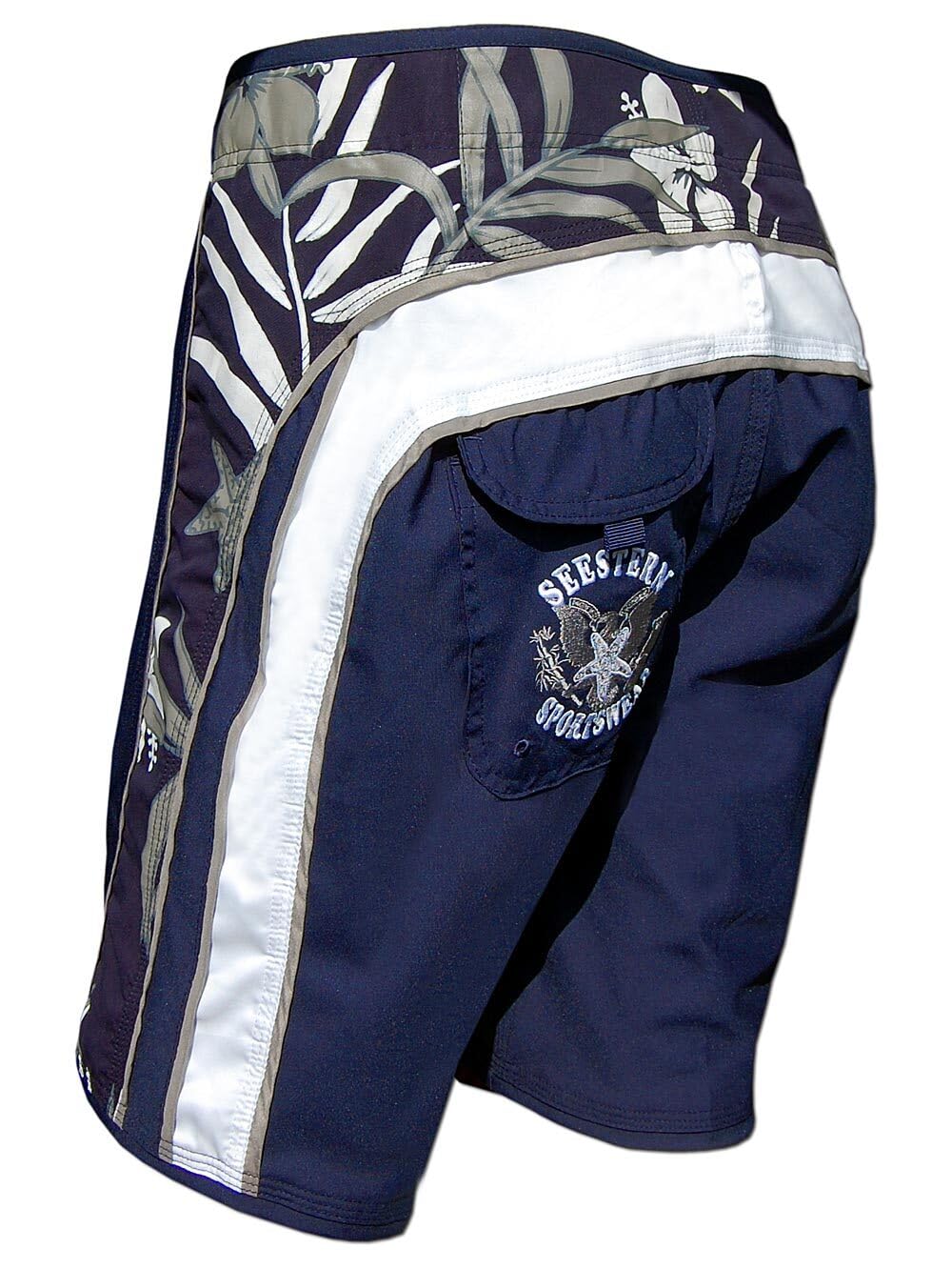 SEESTERN Herren Microstrech Boardshorts Surfshorts Boardshort Badehorts XS-3XL /2343 XXL Blau, XXL B