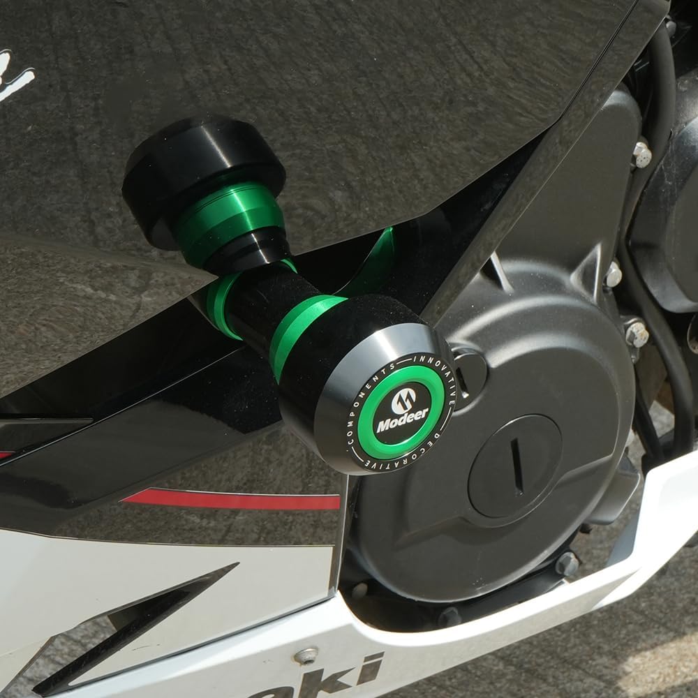 Modeer Motorrad Sturzpads Rahmen Slider Sturzschutz zubehör Für Ka.wasaki Ninja 400 2018-2024 / Z400
