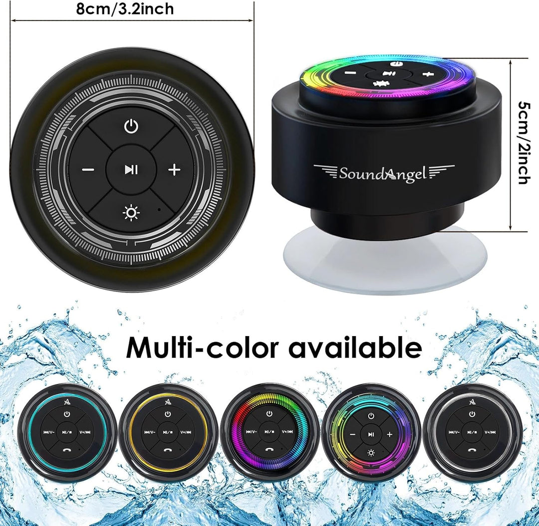 Xleader SoundAngel Mate(3rd Gen) Pro Bluetooth Dusch Lautsprecher, Musikbox Klein, Zertifizierter IP