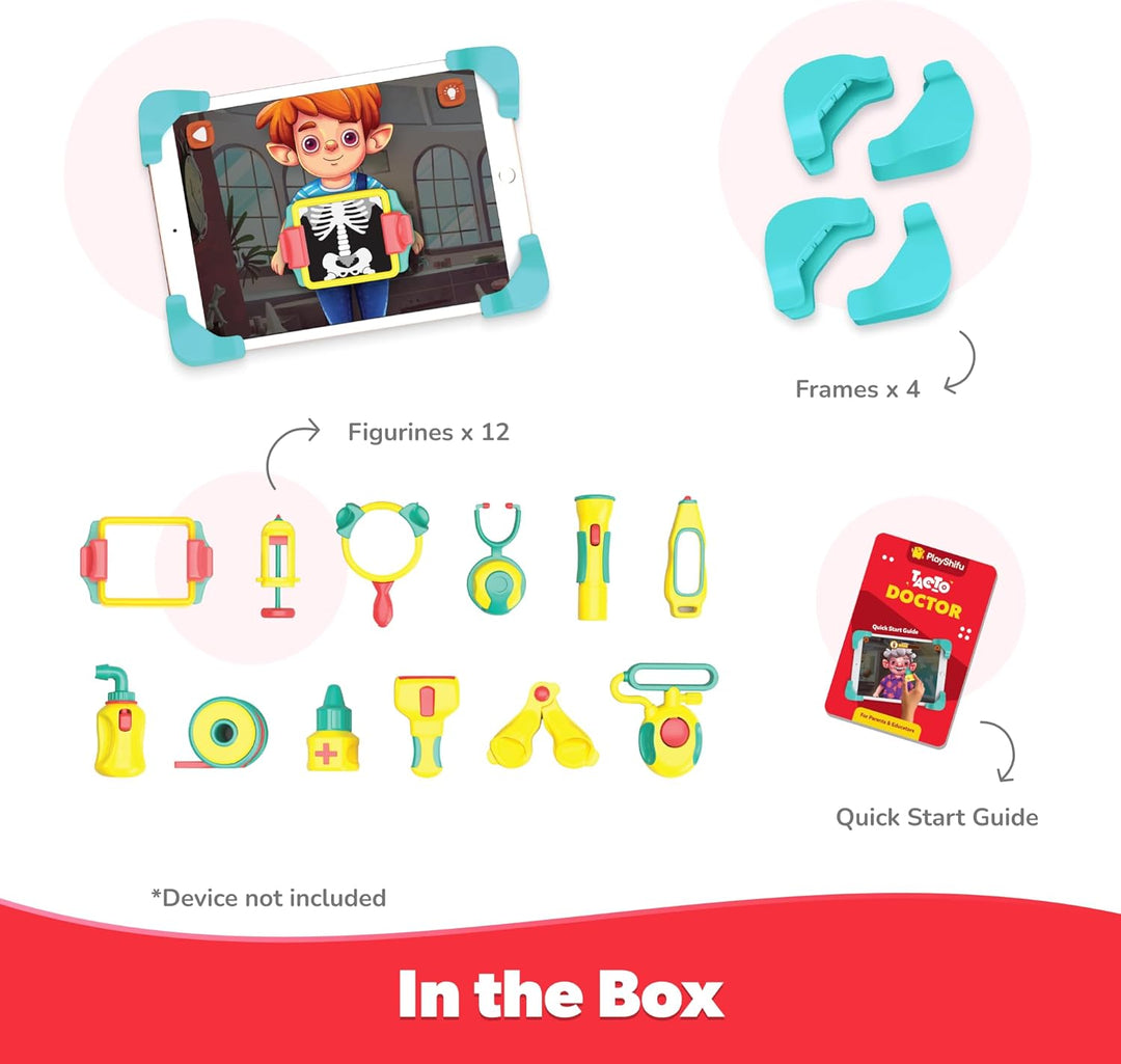 PlayShifu STEM Spielzeug für Kinder – Tacto Doctor (interaktives Kit + App) – Rollenspiel mit echtem