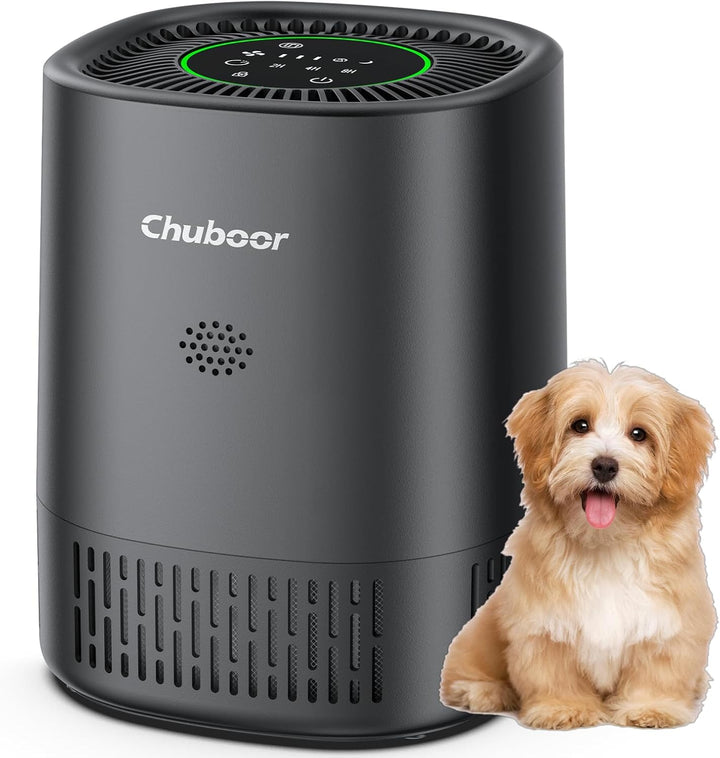 Luftreiniger allergiker für Schlafzimmer，Luftreiniger CADR 240m³/h für Raucherzimmer, 3 Timer, 3 Ges