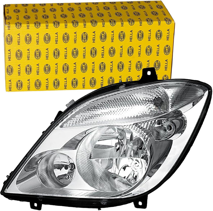 HELLA 1LB 247 012-031 FF/Halogen-Hauptscheinwerfer - links - für u.a. Mercedes-Benz Sprinter 3,5-T B