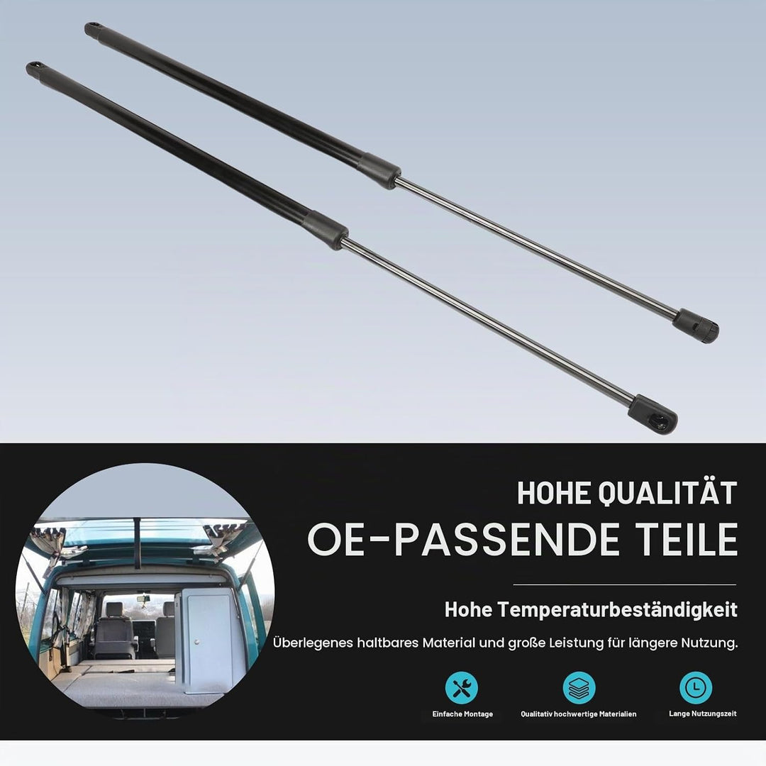 2X Fahrradträger heckklappe Kofferraum Heckklappe Gasdämpfer für Transporter T4 1992-2003 MK IV 1200