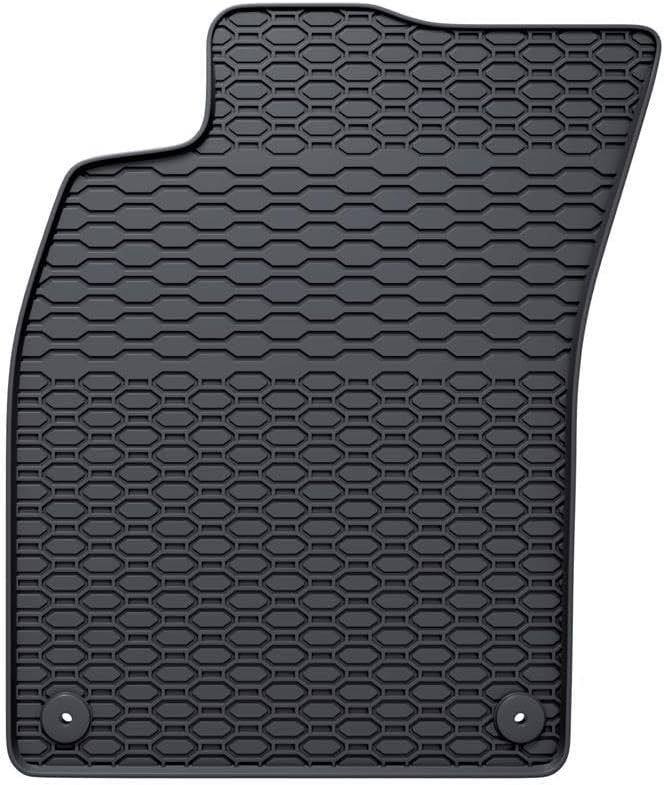 Mossa - Gummifussmatten Auto kompatibel mit Audi A6 Avant, Limousine (2004-2011) schwarz Gummimatten