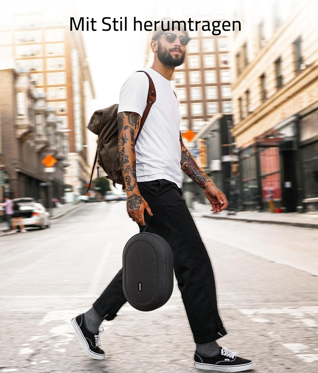 Syntech Tragetasche Kompatibel mit Oculus Quest3/Quest2 Zubehör VR Headset mit Touch Controllern und