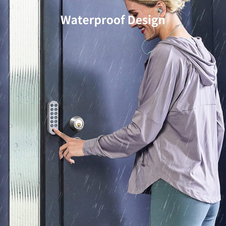 Lockin Smart Fingerprint Keypad Pro, IPX5 Wasserdicht, Schlüssellos, Biometrisch, Zugangskontrolle,