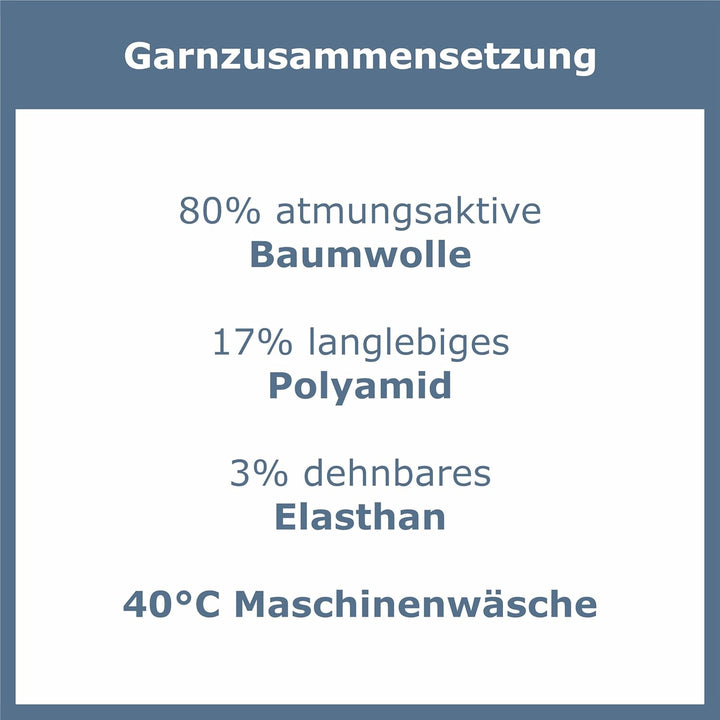 GAWILO Damen & Herren Kniestrümpfe (4 Paar) lange Socken mit Komfortbund aus 80% Baumwolle | kein Ve