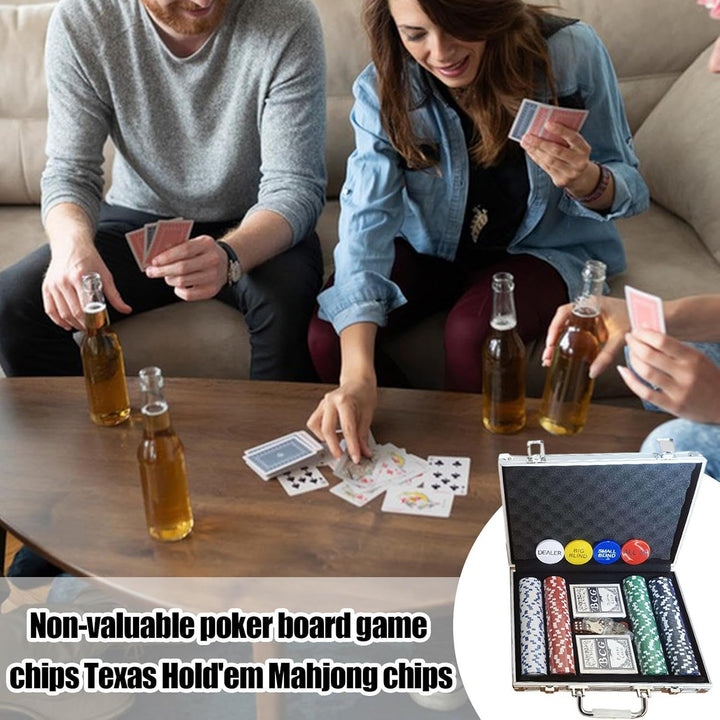 Pokerchips-Set Mit Etui | Blackjack-Poker-Chips-Set | Pokerset Für Kartenclubs, Hochwertiges Pokerch