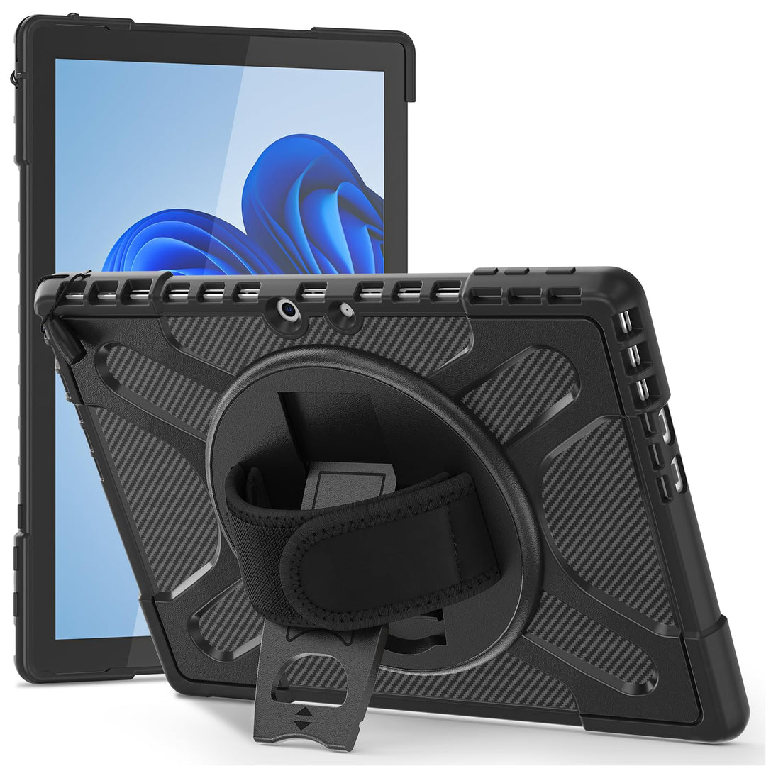 Fintie Hülle für Microsoft Surface Pro 11/10/ 9 (2024-2022) 13 Zoll, 360° Drehbare Ständer und Handg