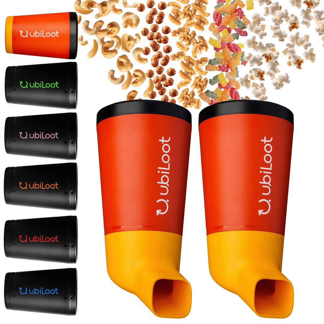 Innovativer Snackspender für saubere Hände & Equipment [485ml] - Ideal für Gaming, Büro & Freizeit -