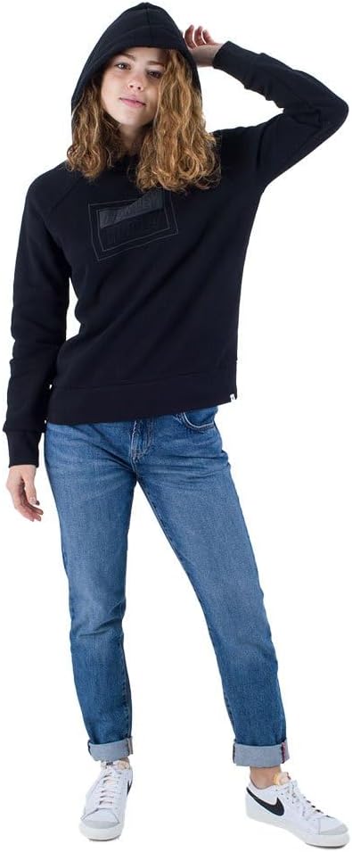 Hurley Damen DWR Wide Hood Fleece Hoodie M Schwarz, M Schwarz