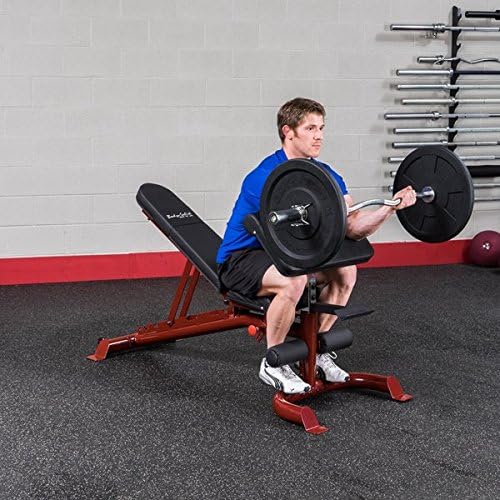 Body-Solid GPCA-1 Curlpult-Aufsatz mit Ablage | Scott-Bank | Zubehör Hantelbank GFID-31, GFID-71, GF
