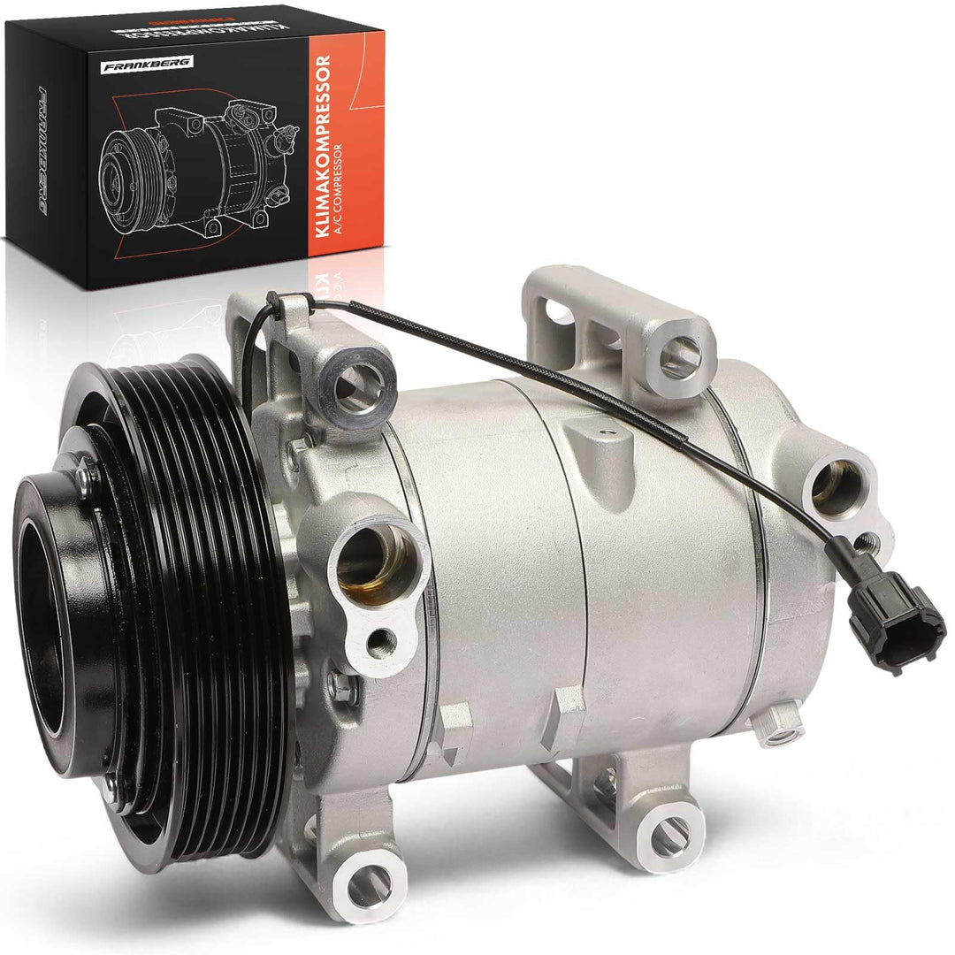 Frankberg Klimakompressor Klimaanlage Kompatibel mit NP300 Navara D40 2.5L Diesel 2005-Heute Replace